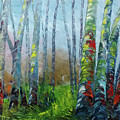 Aspens and Spring Grasses