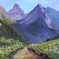 Mt Oberlin from Highline Trail 